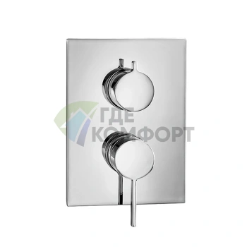 Внешняя часть смесителя Almar THIN CORE на 3 потребителя, хром (E186543.CR) - фото 1