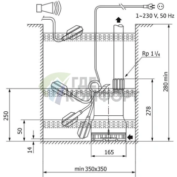 Дренажный насос Wilo Drain TMR 32/8 - фото 2