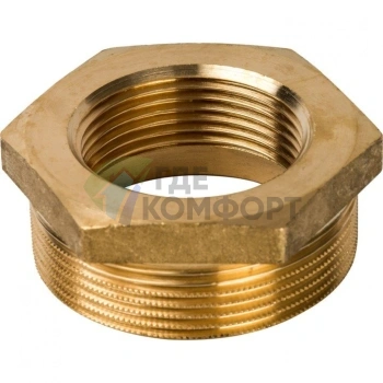 Футорка STOUT 1 1/2 x 1 1/4 латунная - фото 3