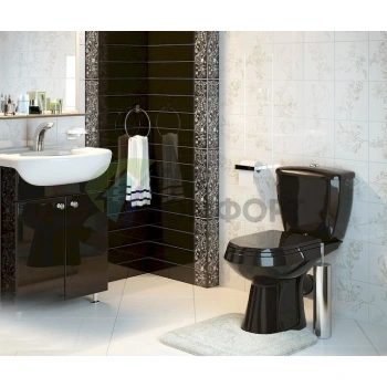 Унитаз-компакт Элисса черный от Оскольской керамики - фото 4