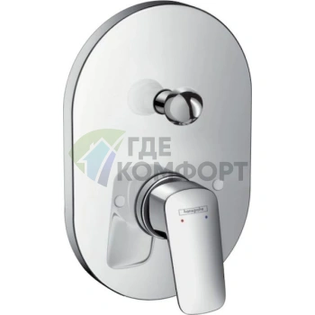 Смеситель Hansgrohe Logis 71406000 для ванны с душем - фото 1