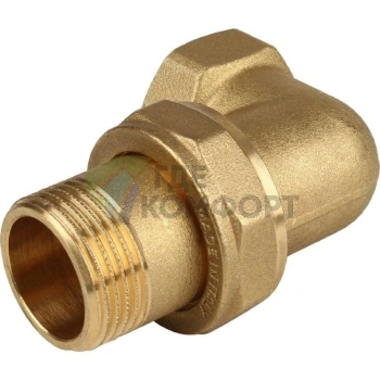 Разъемное соединение американка угловое 1, латунное Itap - фото 3