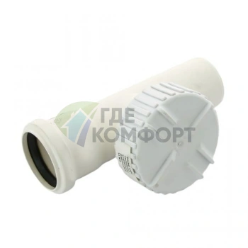 Ревизия канализационная Raupiano Plus 50 REHAU (РЕХАУ - 11210391001) - фото 1