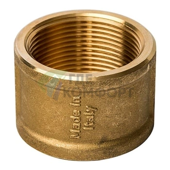 Муфта STOUT ВВ 1 1/2 внутренняя резьба латунная - фото 1