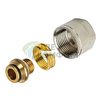 Фитинг STOUT компрессионный для труб металлопластиковых PEX-AL-PEX 20x2-0x3/4 - фото 1