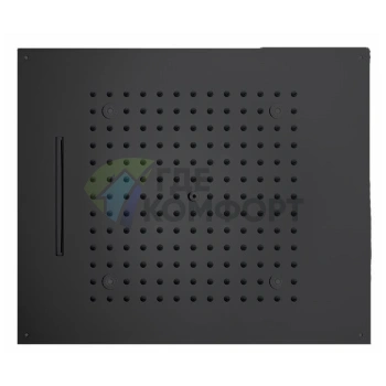 Верхний душ BOSSINI DREAM/2 с LED-подсветкой, 2 режима, черный матовый (H38915.073) - фото 1