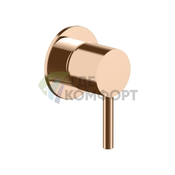 Смеситель для душа Fantini Nostromo встраиваемый, наружная часть, цвет Matt Copper PVD (50 P9 E863B) - фото 1