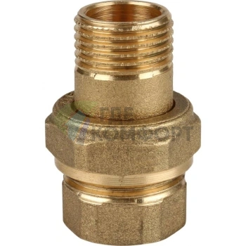 Разъемное соединение американка прямое 1/2, латунное Itap - фото 4