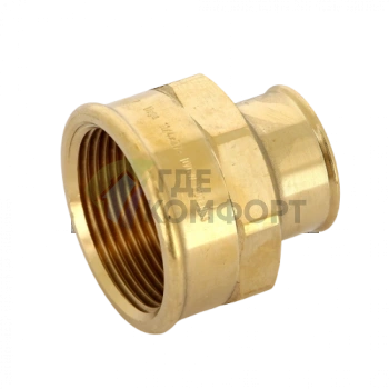 Муфта переxодная ВВ 1 1/4x3/4, бронза Viega - фото 4