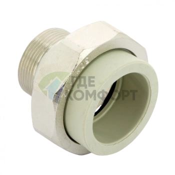 Разъёмное соединение PPR с наружной резьбой 50x1 1/2 FV-Plast - фото 3