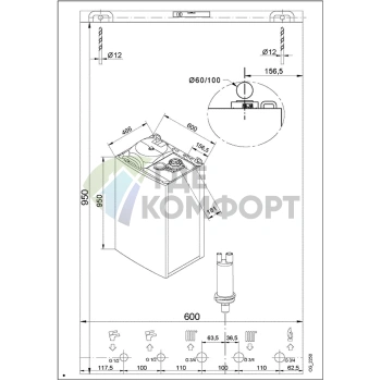 Газовый настенный конденсационный котел Baxi NUVOLA Duo-tec+ 33 GA - фото 3