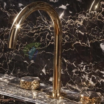 Смеситель для раковины FIMA Carlo Frattini TEXTURE Collection золото (F5611XOR) - фото 1