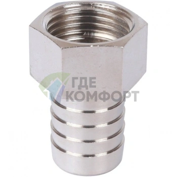 Штуцер ВР 1/2x18, никелированный Stout - фото 1