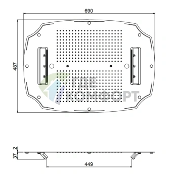 Встраиваемая душевая система Carimali MYDREAM COLONIAL с хромотерапией и 484 форсунками (23071XN/S-CRX) - фото 2