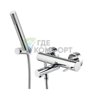 Смеситель для ванны FIMA Carlo Frattini Spillo Up с душевым комплектом, хром (F3034CR) - фото 1