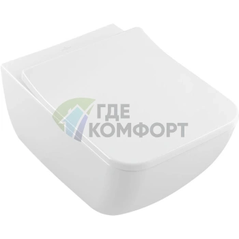 Подвесной унитаз Villeroy & Boch Legato 5663RS01 alpin безободковый