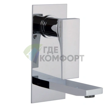 Смеситель для раковины FIMA Carlo Frattini Zeta настенный, хром (F3971VX5CR) - фото 1