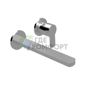 Смеситель для раковины SIMAS BERLIN настенный, хром, излив 200 мм (BEMMLM cr) - фото 1