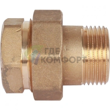 Разъемное соединение американка ВН 1, уплотнение под гайкой o-ring кольцо Stout - фото 3