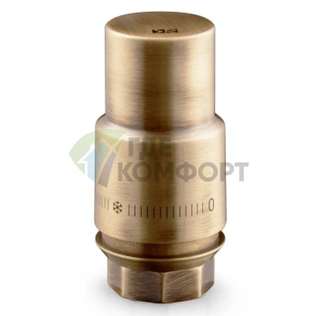 Термоголовка жидкостная Royal Thermo Design PRO М30х1,5 бронза, RTO 07.0013, НС-1446824 - фото 1