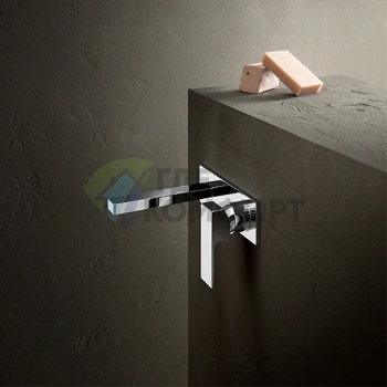 Смеситель для раковины Fantini Mint встраиваемый двухрычажный хром (34 02 F813B) - фото 1