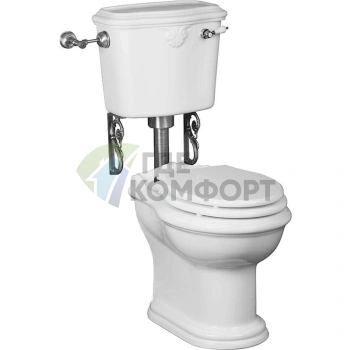 Унитаз Migliore Impero со средним бачком: элегантный дизайн и комфорт