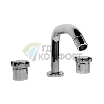 Смеситель для ванны Stella Aster на 3 отверстия 3255TR хром (AT 02306 CR00) - фото 1