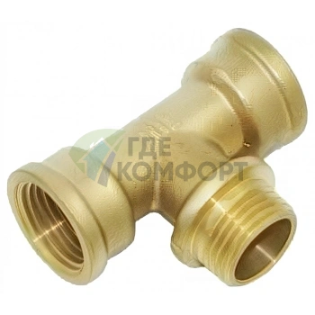 Тройник Латунный ВНВ 3/4x1/2x3/4 TIM (ТИМ)