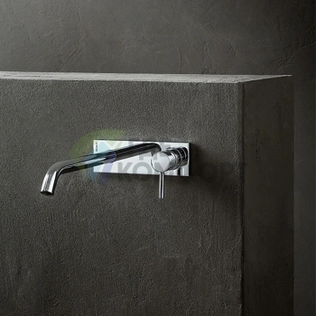 Смеситель для раковины Fantini Nostromo встраиваемый двухвентильный без донного клапана (хром) (50 02 E813B) - фото 1