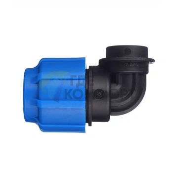 Уголок с внутренней резьбой 32x3/4 ПНД Политэк - фото 2