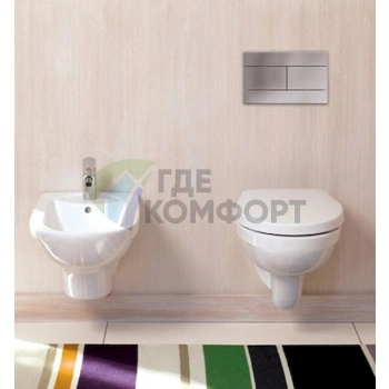 Подвесной унитаз Jacob Delafon Patio E4187: компактное решение для современного санузла - фото 3