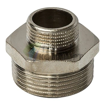 Ниппель STOUT НН переходной 1 1/4 x 3/4 никелированный - фото 1