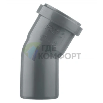 Отвод канализационный HTB 50 30° Ostendorf - фото 1