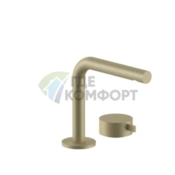 Смеситель для раковины Fantini AF/21 с золотым покрытием Matt British Gold PVD (27 P6 A104WF) - фото 1