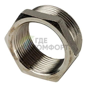 Футорка STOUT 1 1/4 x 1 никелированная - фото 3