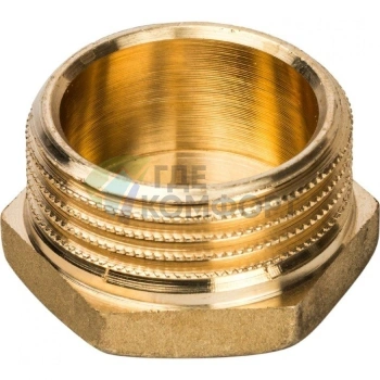 Заглушка STOUT НР 1 наружная резьба латунная - фото 3