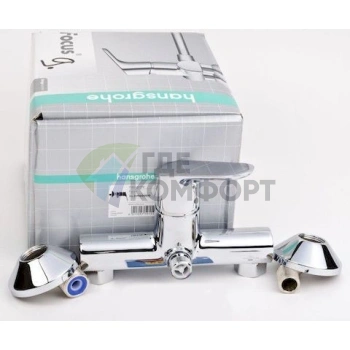 Смеситель для душа Hansgrohe Focus E2: настенный, хром - фото 3