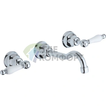 Смеситель для раковины CISAL Arcana Toscana настенный, хром (TS00351021) - фото 1