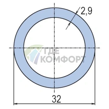 Труба PP-RCT WAVIN Ekoplastik PN10 32x2-9 - фото 2