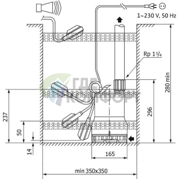 Дренажный насос Wilo Drain TM 32/7 - фото 2