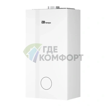 Настенный газовый котел E8 tempo GHD24V (белая стеклянная панель) - фото 1