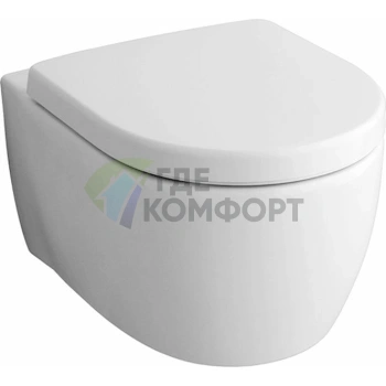 Подвесной унитаз Keramag iCon 204060 безободковый - фото 1