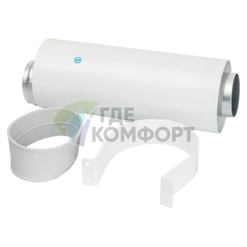 Труба коаксиальная Stout DN60/100 500 мм п/м SCA-6010-000500 - фото 1