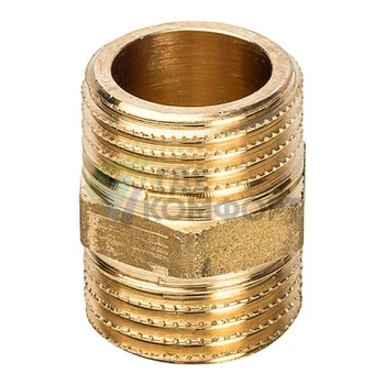 Ниппель STOUT НН 1/2 наружная резьба латунный - фото 1