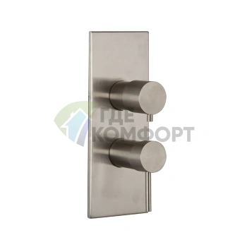 Встроенный смеситель для душа FIMA|Carlo Frattini Spillo Steel с переключателем на 2/3 источника, цвет INOX (F3079X6INOX) - фото 1