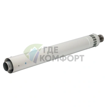 Конечный участок дымохода Stout DN60/100 900 мм для горизонтального прохода через стену SCA-6010-000900 - фото 1