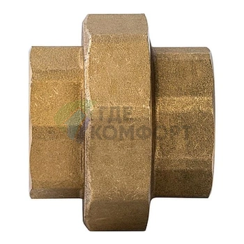 Разъемное соединение STOUT с внутренней резьбой американка ВB 1 1/4 латунное - фото 4