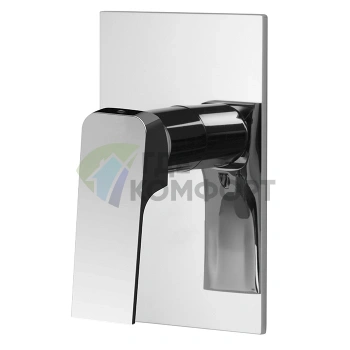 Смеситель для душа FIMA Carlo Frattini на 1 источник, встраиваемая внешняя часть, хром (F3389X1CR) - фото 1