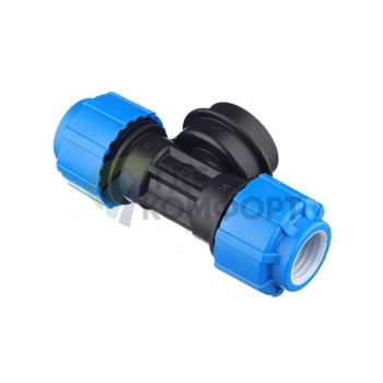 Тройник с внутренней резьбой 25x1x25 ПНД Политэк - фото 3