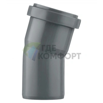 Отвод канализационный HTB 50 15° Ostendorf - фото 1